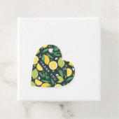 レモンとライムのフルーツの柄を緑と黄色に フェイバータグ (インサイチュ)