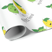 レモンとライムのフ最高のァンズBFFレモンアートベッティ ラッピングペーパー (ロールコーナー)