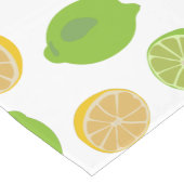 レモンとライム模様 ショートテーブルランナー (コーナー)