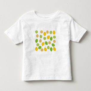レモンとライム模様 トドラーTシャツ