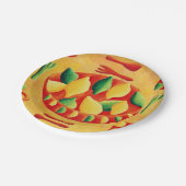 レモンとライム ペーパープレート (アングル)