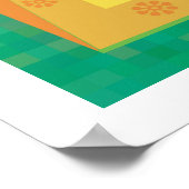 レモンとライム - 庭の少女 ポスター (角)