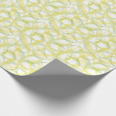 レモンとライム：新鮮なパターン。 ラッピングペーパー (角)