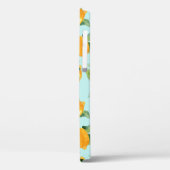 レモンとレモンを使った水彩葉パターン。シームルズ Case-Mate iPhoneケース (裏面 / 左)