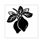 レモンと枝 ラバースタンプ (インプリント)