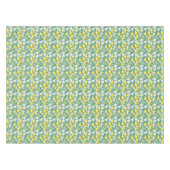 レモンと白い花 – フランスの Country Decor テーブルクロス (正面(横))