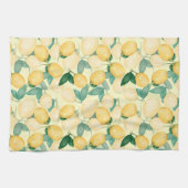 レモンと緑のキッチン キッチンタオル (横)