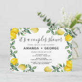 レモンと緑のパーティー 招待状 (スタンド正面)