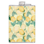 レモンと緑のビニール包まれた フラスク (裏面)