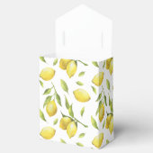 レモンと緑の水の色のギフト結婚ズ フェイバーボックス (オープン)