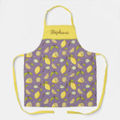 レモンと花のエプロン エプロン (正面)