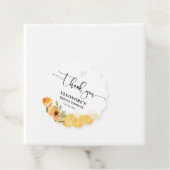 レモンと花のブライダルシャワー フェイバータグ (インサイチュ)