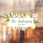 レモンと花フローラエレガント枠 ウィンドウサイン (シート2)