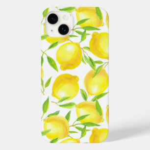 レモンと葉のパターンデザイン Case-Mate iPhone 14 PLUSケース