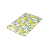 レモンと葉パターン バスマット (アングル)