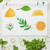 レモンと離れのシンプルキッチンタオル キッチンタオル (折り畳み)