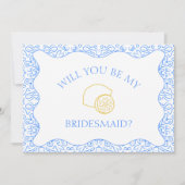 レモンと青いタイルの花嫁イタリアンの提案 カード (正面)