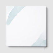 レモンと青い離れ植物性イラストレーション ゲストブック (裏面)