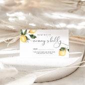 レモンどの位ママの腹のエンクロージャカード エンクロージャーカード