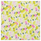 レモンのかわいい水色 ファブリック (見本)