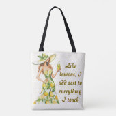 レモンのように、私は私のTouch- El トートバッグ (裏面)
