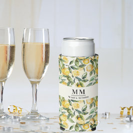 レモンのイニシャル名 スリム缶クーラー