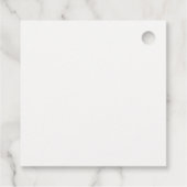 レモンのカリグラフィー フェイバータグ (裏面)