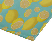 レモンのガラス切り板をたくさん カッティングボード (角)