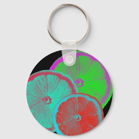 レモンのスライス キーホルダー (正面)