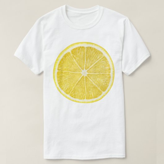 レモンのスライス Tシャツ (デザイン正面)