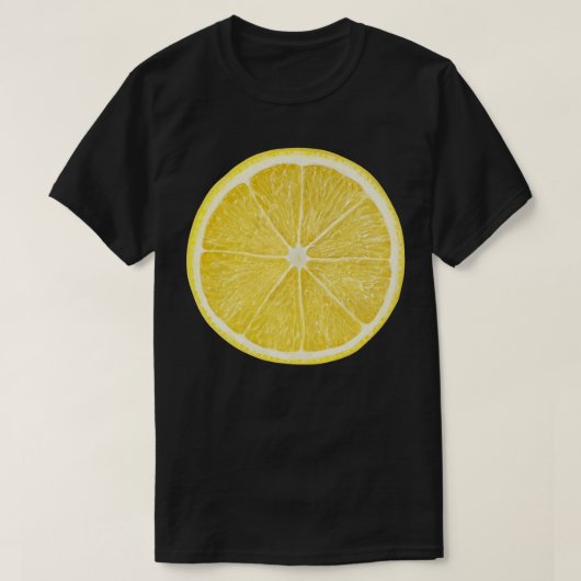 レモンのスライス Tシャツ (デザイン正面)