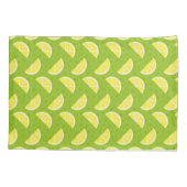 レモンのパターン 枕カバー (裏面)