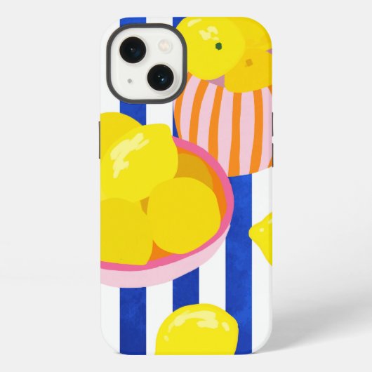 レモンのフレッシュさ iPhoneケース (裏面)
