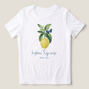 レモンのメインスクイーズベビーシャワーファミリーメンバー トライブレンドTシャツ