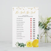 レモンのメイン絞り彼は彼女はゲームを言った (スタンド正面)