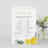 レモンのメイン絞り彼女はむしろゲームをする (スタンド正面)