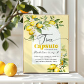 レモンのメイン絞り誕生日タイムカプセル ポスター
