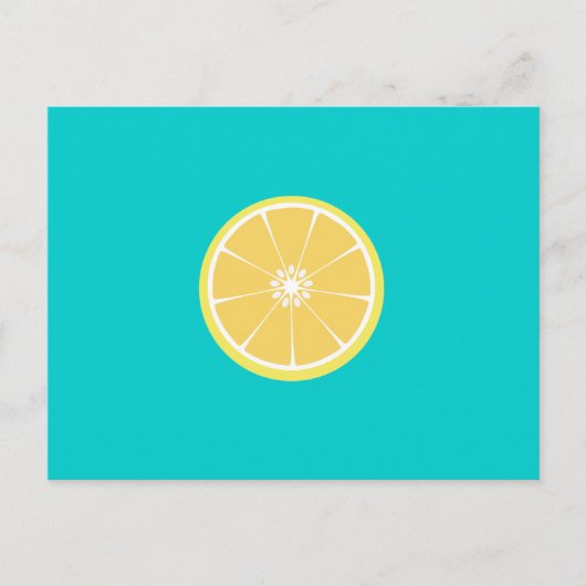 レモンの一切れ ポストカード (正面)