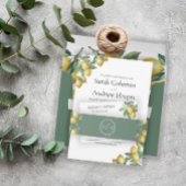 レモンの地中海 シチリア 目的地 ウェディング 招待状