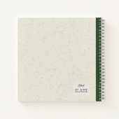 レモンの増補パーソナライズされた料 ノートブック (裏面)