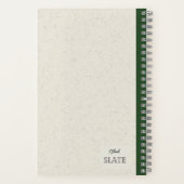 レモンの増補パーソナライズされた料 ノートブック (裏面)