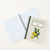 レモンの増補パーソナライズされた料 ノートブック (内部)