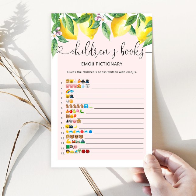 レモンの子供の本絵文字ゲーム (クリエイターアップロード済み)