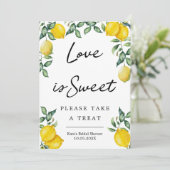 レモンの愛は小さいお気に入りのサインを取る甘い 招待状 (スタンド正面)