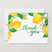 レモンの感謝カード シーズンカード (正面)