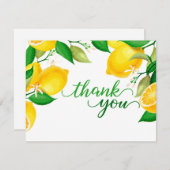 レモンの感謝カード シーズンカード (正面/裏面)