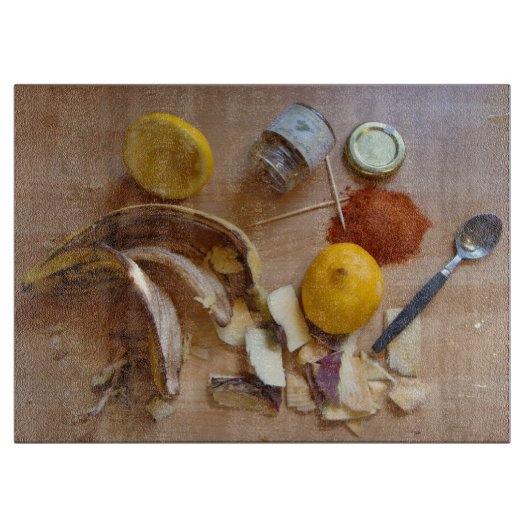 レモンの料理成分の写真 カッティングボード (正面)