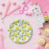 レモンの木パターン ペーパープレート (パーティー)