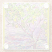 レモンの木 ガラスコースター (裏面)