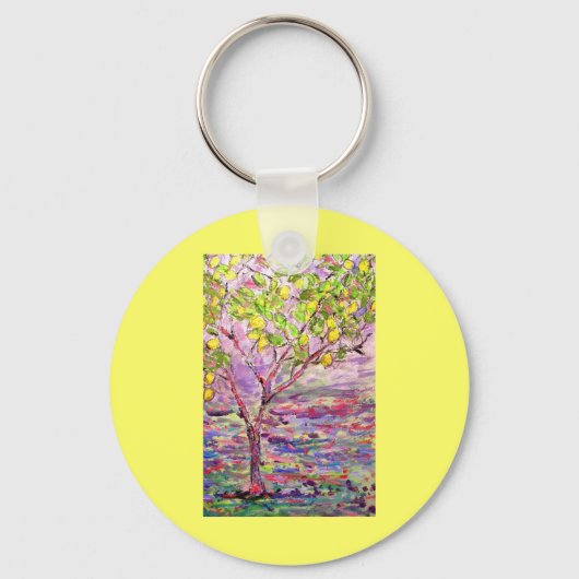 レモンの木 キーホルダー (正面)